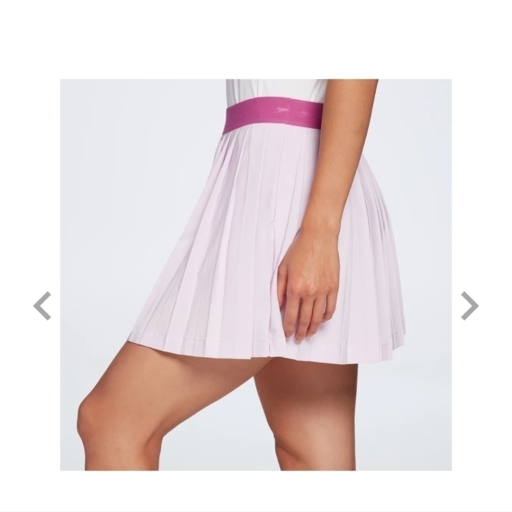 Slazenger NWT Pleated Tennis Skort Golf Pickleball Shorts Lilac Purple XXL
